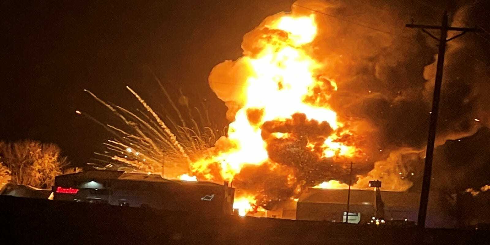 oil gas explosion