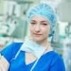 female cardiac surgeon doctor at surgery operating room