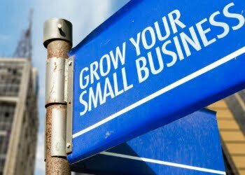 Grow Your Small Business written on road sign