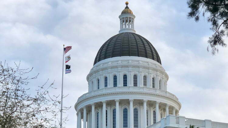 California State Capitol, the where the legalization of sports gambling will take place in 2022.