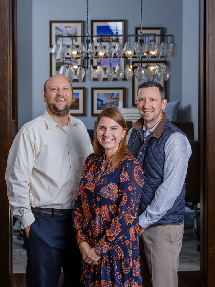 (L to R) Anchor Health Properties' James Schmid, Chief Investment Officer & Managing Partner; Katie Jacoby, Executive VP, Development & Strategy & Partner; Ben Ochs, Chief Executive Officer & Managing Partner