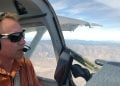 Fuse CEO and former naval aviator, Sumner Lee, in flight