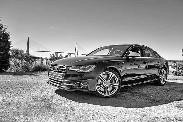 Charleston, SC, US - November 13, 2015: Seventh generation Audi S6 taken near the Cooper River in Charleston.